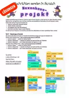 Vorschau - Arbeitsblätter - Informatik Hexenhaus-Projekt in Scratch – Nachrichten senden und empfangen - Seite 2
