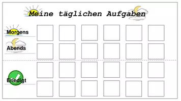 Vorschau - Merkblätter - Meine täglichen Aufgaben im Haushalt (Grundschule, Homeschooling) - Deckblatt