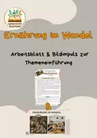 Vorschau - Stundenentwürfe - Ernährung im Wandel - Arbeitsblatt Hauswirtschaft - Deckblatt