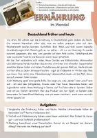 Vorschau - Stundenentwürfe - Ernährung im Wandel - Arbeitsblatt Hauswirtschaft - Seite 3