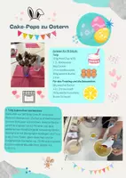 Vorschau - Arbeitsblätter - Cake-Pops zu Ostern Rezept Hauswirtschaft Arbeitslehre - Deckblatt