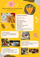 Vorschau - Arbeitsblätter - Möhrenwaffeln mit Kräuterquark Rezept Hauswirtschaft - Deckblatt