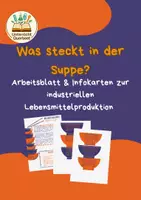 Vorschau - Stundenentwürfe - Instant-Nudeln verstehen – Arbeitsblatt zur industriellen Lebensmittelproduktion - Deckblatt