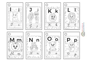 anteprima - Flashcard - Flash Cards alfabeto con lettere straniere - Pagina 3