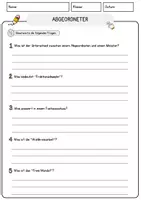 Vorschau - Arbeitsblätter - Abgeordneter Beruf Arbeitsblätter mit Fragen + Lösungen Deutsch DaZ AB - Seite 3