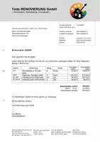 Vorschau - Arbeitsblätter - Beispiel-Rechnung Geschäftsbrief DIN5008 - Deckblatt