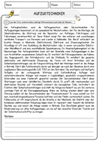 Vorschau - Arbeitsblätter - Aufzugtechniker Beruf Arbeitsblätter mit Fragen + Lösungen Deutsch DaZ AB - Seite 1