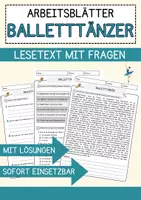 Vorschau - Arbeitsblätter - Unterrichtsmaterial Berufe: Lesetexte, Quizfragen und Reflexionsaufgaben - Deckblatt