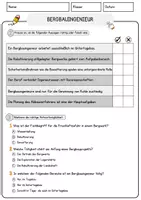 Vorschau - Arbeitsblätter - Bergbauingenieur Beruf Arbeitsblätter mit Fragen + Lösungen Deutsch DaZ AB - Seite 2