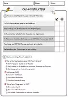 Vorschau - Arbeitsblätter - CAD-Konstrukteur Beruf Arbeitsblätter mit Fragen + Lösungen Deutsch DaZ AB - Seite 2