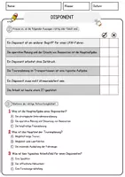 Vorschau - Arbeitsblätter - Disponent Beruf Arbeitsblätter mit Fragen + Lösungen Deutsch DaZ AB - Seite 2