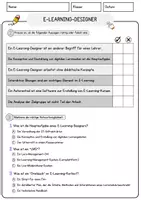 Vorschau - Arbeitsblätter - E-Learning-Designer Beruf Arbeitsblätter mit Fragen + Lösungen Deutsch DaZ AB - Seite 2
