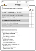 Vorschau - Arbeitsblätter - Fahnder Beruf Arbeitsblätter mit Fragen + Lösungen Deutsch DaZ AB - Seite 2