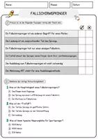 Vorschau - Arbeitsblätter - Fallschirmspringer Beruf Arbeitsblätter mit Fragen + Lösungen Deutsch DaZ AB - Seite 2