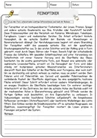 Vorschau - Arbeitsblätter - Feinoptiker Beruf Arbeitsblätter mit Fragen + Lösungen Deutsch DaZ AB - Seite 1