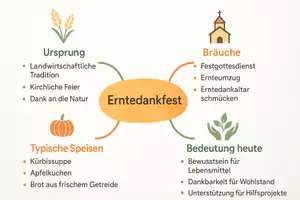 Vorschau - Arbeitsblätter - Arbeitsblatt "Erntedankfest" + Onlineübung & MP3 + Mindmap + Infografik - Seite 3