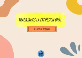 Vista previa - Presentaciones - EXPRESION ORAL 1er CICLO PRIMARIA - A3 y A4 - - página 1