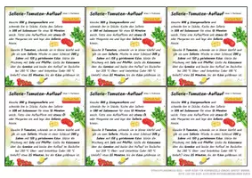 Vorschau - Unterrichtsreihen - Sellerie-Tomaten-Auflauf | Mini-Rezeptkarte | vegetarisch | Herbstgruß | Klasse 3–6 - Seite 1