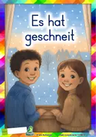 Vorschau - Unterrichtsreihen - Abschreibübung Winter in 7 Schul-Druckschriften "Es hat geschneit" (D-A-CH) - Seite 1