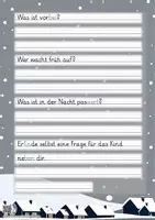 Vorschau - Unterrichtsreihen - Abschreibübung Winter in Grundschrift "Es hat geschneit" - Seite 3
