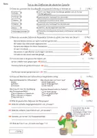 Vorschau - Arbeitsblätter - Test zu den Zeitformen, Deutsch Klasse 5 - Deckblatt