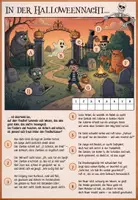 Vorschau - Arbeitsblätter - Lesespurgeschichte "Halloweennacht" (differenziert) - Seite 1
