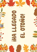 Vista previa - Manualidades / Dibujos para colorear - Librito otoño - Portada