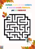 Vista previa - Manualidades / Dibujos para colorear - Librito otoño - página 2