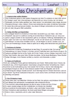 Vorschau - Arbeitsblätter - Lesetext - Das Christentum (Klasse 3-5) - Seite 2