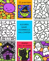 Voorbeeld - kleuren naar voorbeeld - Halloween - Voorblad