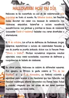 Vista previa - Hojas de trabajo - Halloween hoy en día. Secundaria. - página 1