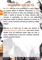Vista previa - Hojas de trabajo - Halloween hoy en día. Secundaria. - página 2