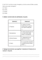 anteprima - Compiti in classe/Test - Esame: Calcolare in modo pratico la frazione di un numero attraverso esempi quotidiani - Pagina 2