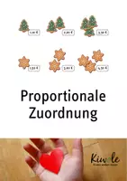 Vorschau - Arbeitsblätter - Einführung Proportionale Zuordnung (Weihnachtsedition) - Deckblatt