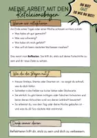 Vorschau - Arbeitsblätter - Reflexionsbögen für Schüler – Tages- und Wochenvorlagen zur Selbstreflexion - Seite 2