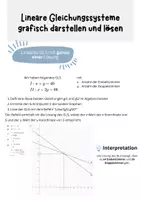 Vorschau - Merkblätter - Handout - Lineare GLS am Computer - Seite 1