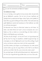 Vorschau - Test - Lernzielkontrolle: Lesen "Fußballturnier im Regen" Klasse 4 (mit Lösung) - Seite 1