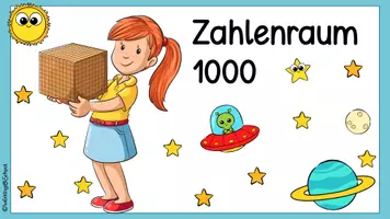 Vorschau - Fördermaterial/Inklusion - Digitale Tafelbilder Zahlenraum 1000 - Seite 1