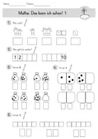 Vorschau - Arbeitsblätter - Das kann ich schon! 1 - Deutsch & Mathe - Seite 3