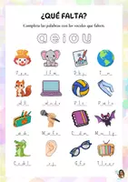 Vista previa - Refuerzo / NEE / Materiales de apoyo - Cuaderno de lectoescritura (+100 páginas) - página 3