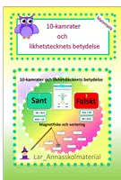 förhandsvisning - 10-kamrater och likhetstecknets betydelse - försättsblad