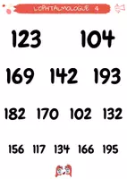 Aperçu - Jeux - L'ophtalmologue des nombres (100-199) - Page 3