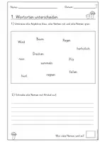 Vorschau - Arbeitsblätter - Dreifach differenzierter Escape-Room zum Thema Wortarten (Herbst) - Seite 3