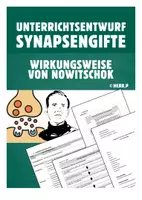 Vorschau - Stundenentwürfe - Unterrichtsentwurf zum Synapsengift Nowitschok (inkl. Reihenplanung und Material) - Deckblatt
