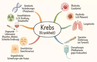 Vorschau - Arbeitsblätter - AB mit Fragen zum Thema "Krebs (Krankheit)" + Lösungsblatt + Mindmap + Infografik - Seite 2