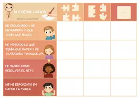 Vista previa - Tarjetas / Manipulativos - AUTOEVALUACIONES Y COEVALUACIONES @profe_mariteree - página 2