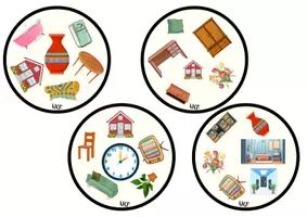 Vorschau - Arbeitsblätter - Paarretto - Möbel - furniture - meubles- Räume im Haus - Seite 3