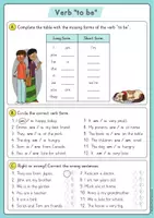 anteprima - Esercizi - Verbo to be – Pacchetto di Schede Didattiche (12 pagine) – Inglese - Pagina 1