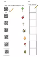 Vorschau - Arbeitsblätter - Einführung / Übung Easter Spring - Distanzunterricht / QR Codes - 3./4. Klasse und Hör-/Lesespurgeschichte für Englisch - Seite 2