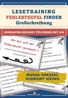 Vorschau - Fördermaterial/Inklusion - Wincent Weiss Spezial: Fehlerteufel Lesekarten Großschreibung - Deckblatt